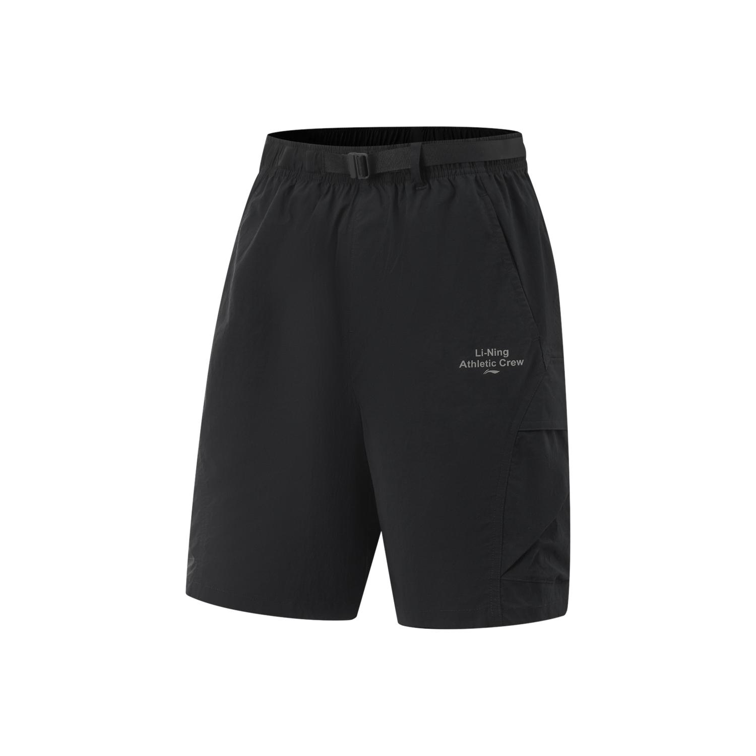 

Li Ning Серия Фитнес Однотонные Шорты из Ледяного Шелка Быстросохнущие Прохладные Удобные Повседневные Спортивные Шорты Женские шорты Черные AKSV298-2 M