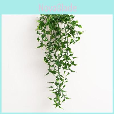 Hedera Nepalensis Artificial Plant Wall Hanging With Plastic Leaves For Home Decor