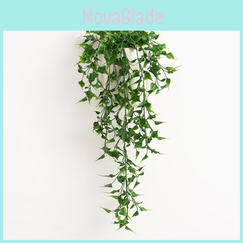 Hedera Nepalensis Artificial Plant Wall Hanging With Plastic Leaves For Home Decor