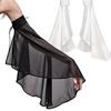 1Pair Breathable Sunscreen Sleeves Thin Arm Warmers Women Long Tulle Bell Sleeves  Bridal Dress
