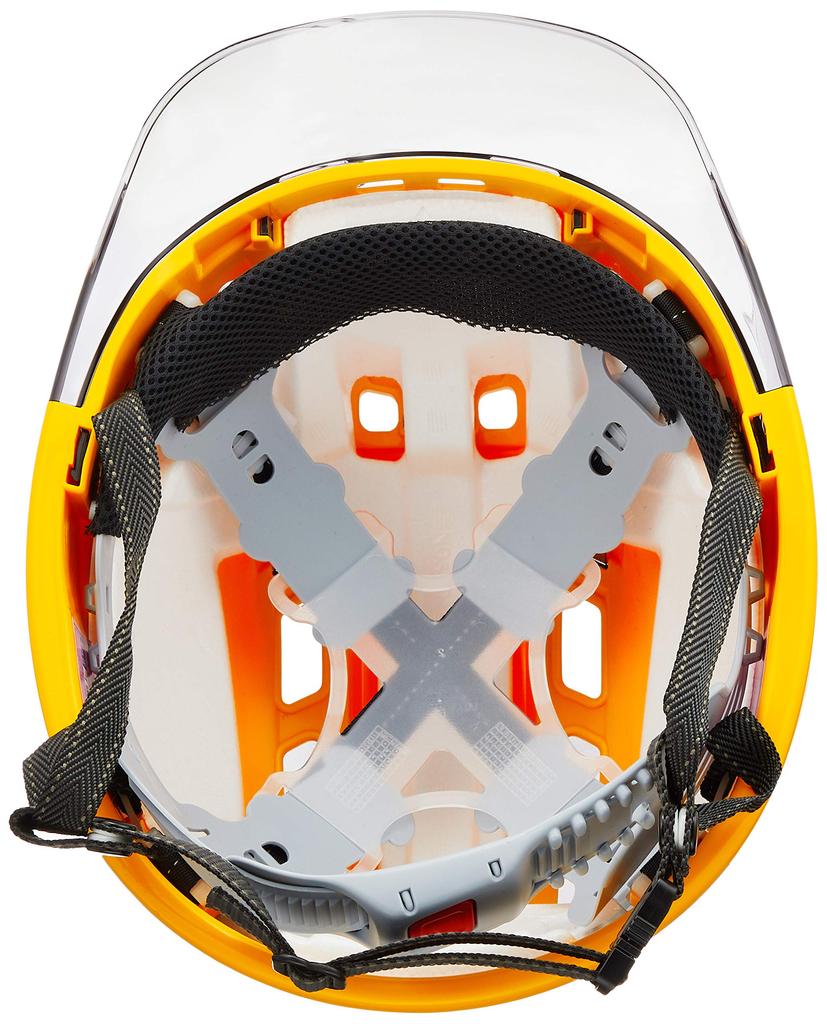 TOYO SAFETY TOYO Helmet Venti Light High Performance Helmet Yellow/Smoke No.390F-OTSS