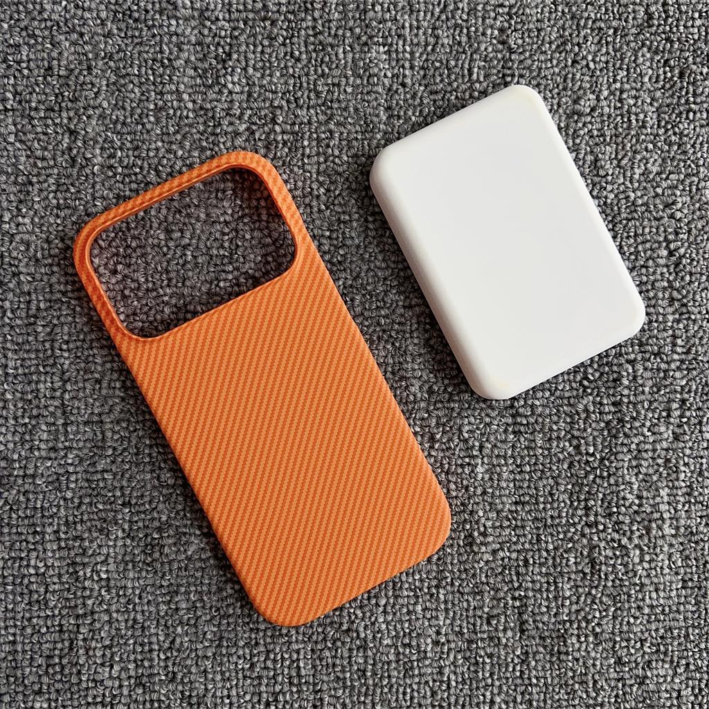 Half Pack Carbon Fiber Magnetic Phone Case for apple IPhone 17 Air 16 Plus 15 14 13 12 Pro Max Wireless Charge Cover Slim