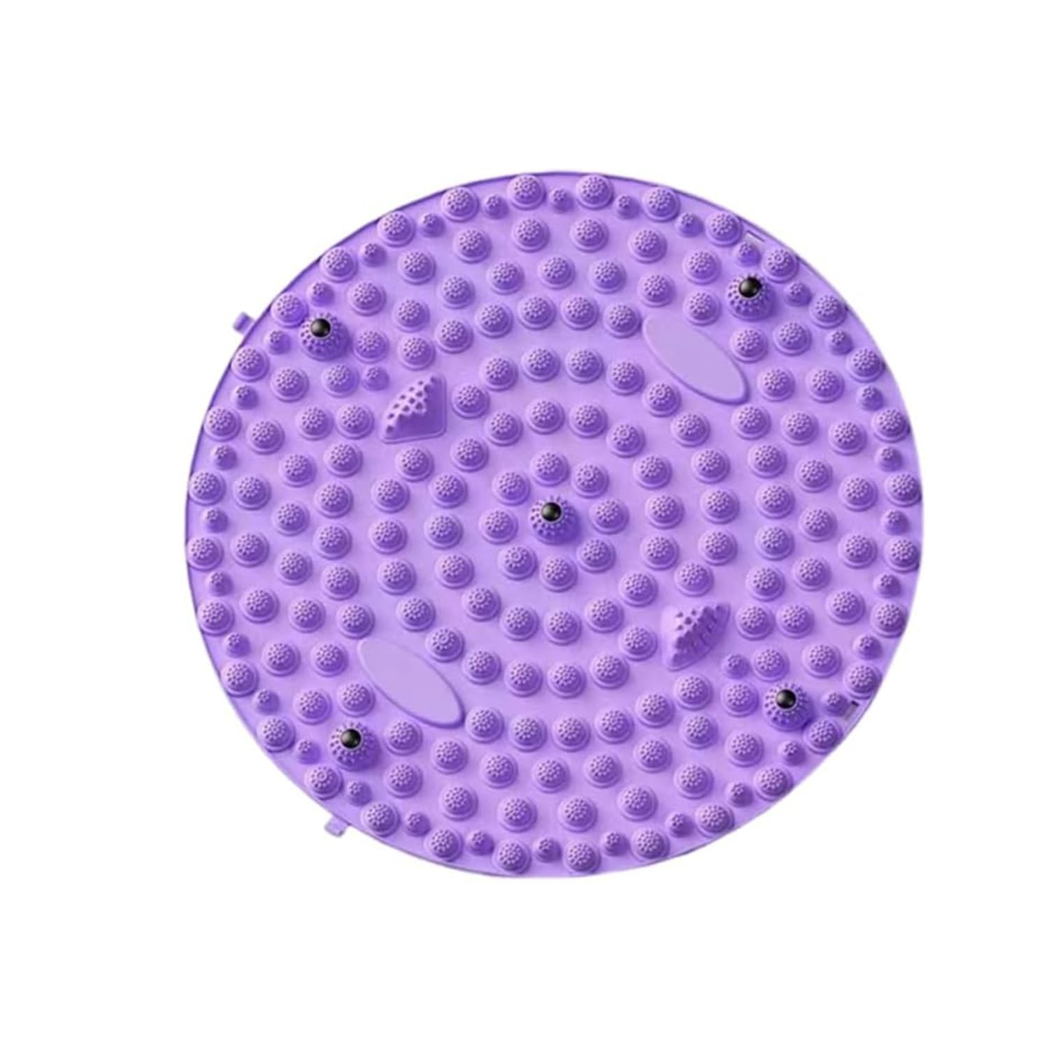 

Lyyxjsltd Foot Massage Ergonomic Foot Relaxation Foot Pressure Point Shiatsu for Home Use Mat, Design, Massage, Mat, Plate, Foldable, Round, Durable, фиолетовый