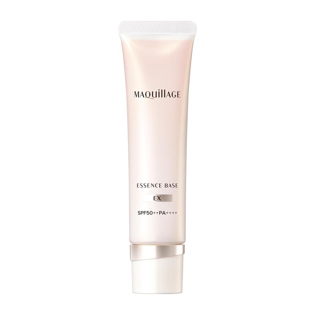 MAQuillAGE Essence Base EX Pure Ivory 30g Makeup Base Serum Creamy White Floral and Citrus Scent Makeup Shiseido 50+ PA++++ Glowing,