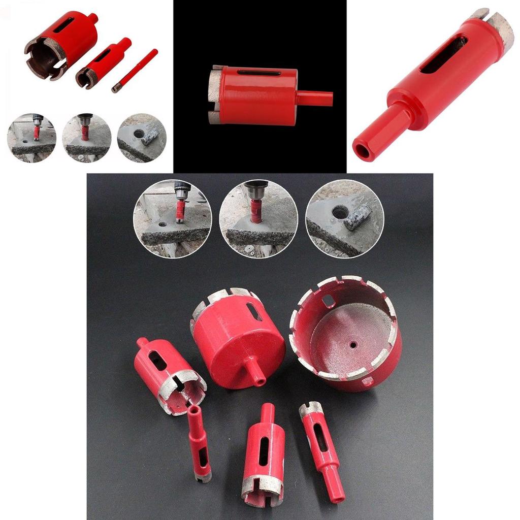 Brocas Diamantadas Soldadas a Vácuo Características Durabilidade de Longa Duração**