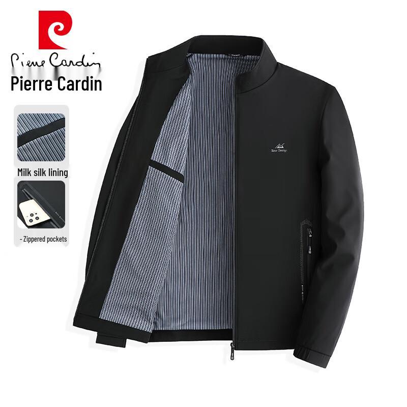 

Pierre Cardin Men s Stand-Collar Business Casual Jacket 4XL