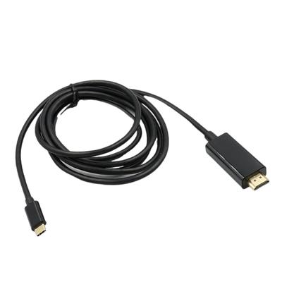 Adaptateur USB C vers HDTV 4K Câble Convertisseur USB C Mâle vers HDTV Femelle Synchronisation Vidéo Sonore 4K@30Hz pour Ordinateur Portable Tablettes TV