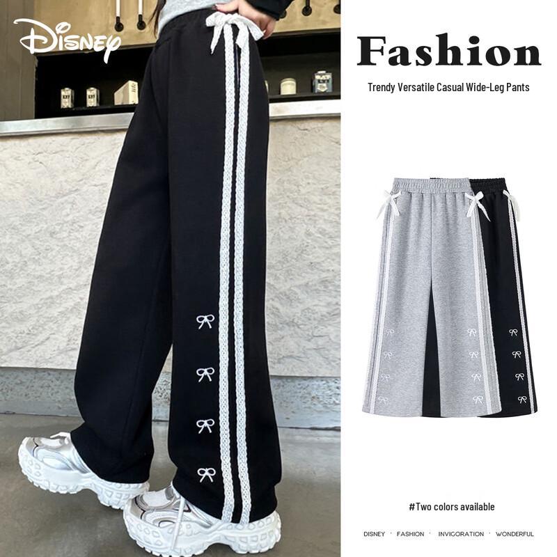 Disney Girls' Casual Wide-Leg Pants