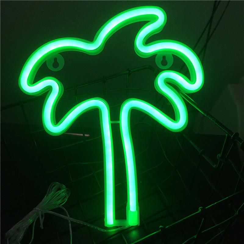 Herz & Stern LED Neon Mondlicht