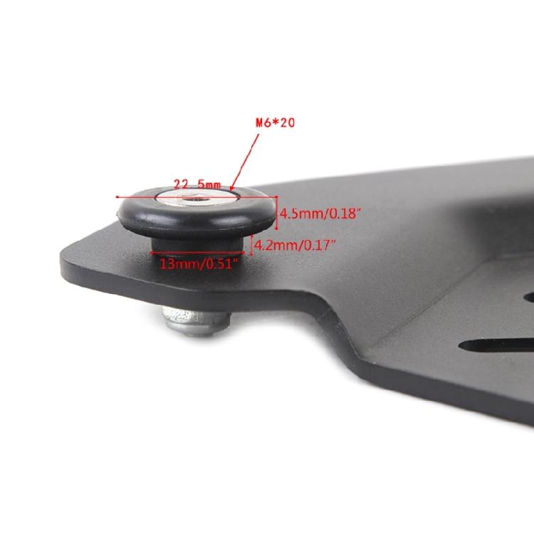 Hochfeste Kunststoff-Dämpferbuchse Polster Motorradteile für Gepäckkoffer