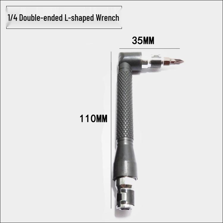 1/4" Mini Quick-Release Ratchet Wrench & Air Driver Screwdriver with Bit Holder.