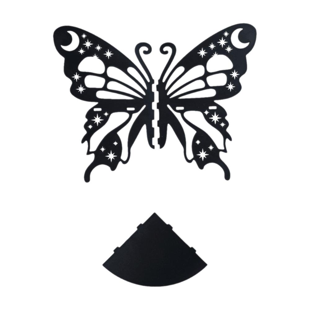 Floating Wall Mounted Shelf Hollow Out Wall Hanging Decor Butterfly Wall Corner Shelf Room Decor