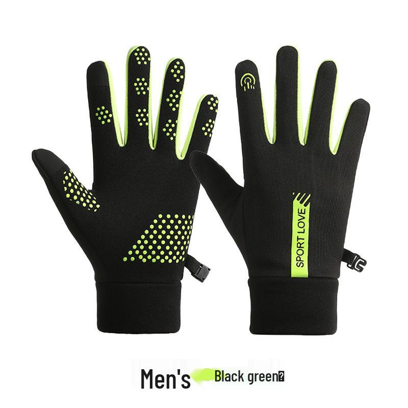 Fleece-Lined Waterproof Touchscreen Cycling Gloves for Men and Women