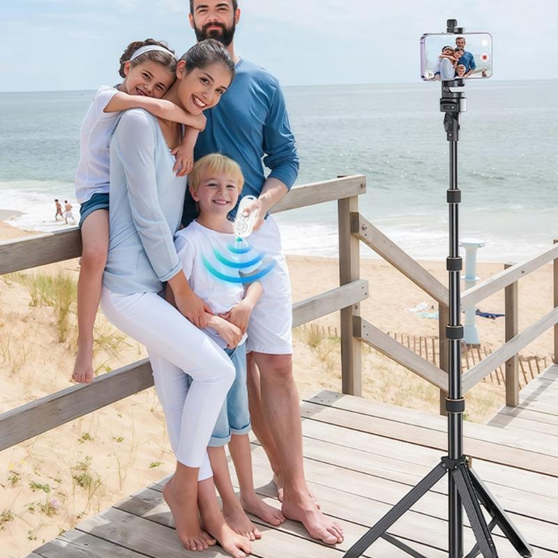 Remote Control For Smartphone Photography Featuring 10M Ranges Slip Matte Buttons Upgraded Chip For Stable Connection And Compacts Design For
