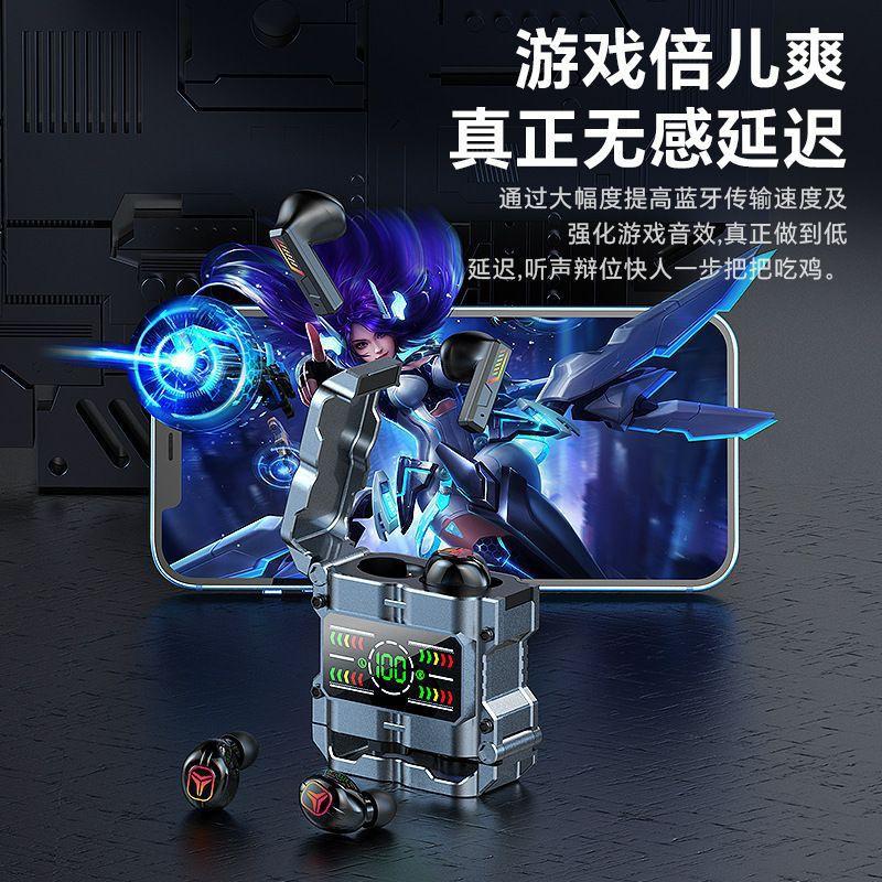 M60 Gaming Wireless Bluetooth Earbuds With Long Battery Life Dual Device Pairing Clip-On Design Custom Mold