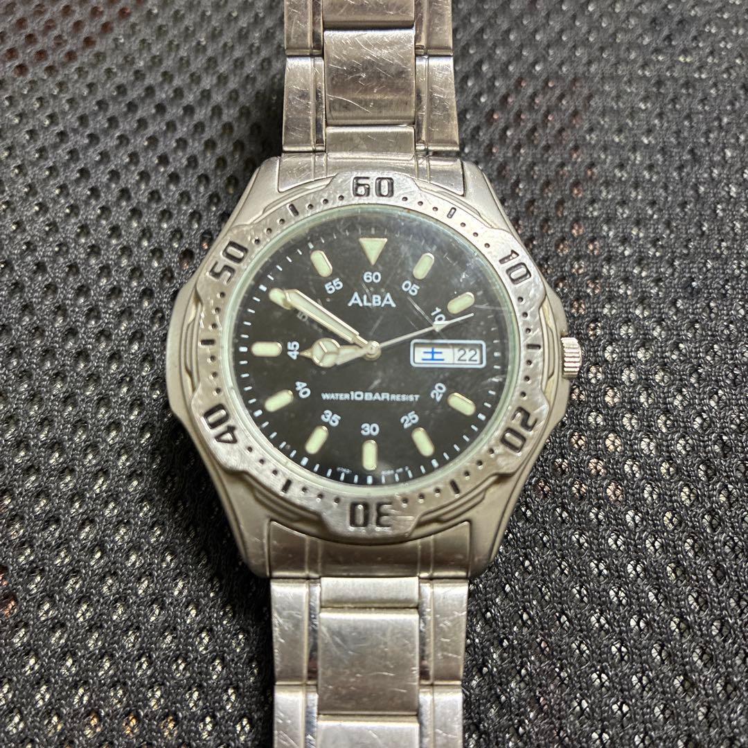 ALBA quartz watch body 10BAR waterproof