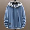 2026 Men's Korean-Style Hooded Sweatshirt: Loose Casual Two-Piece Streetwear Jacket.