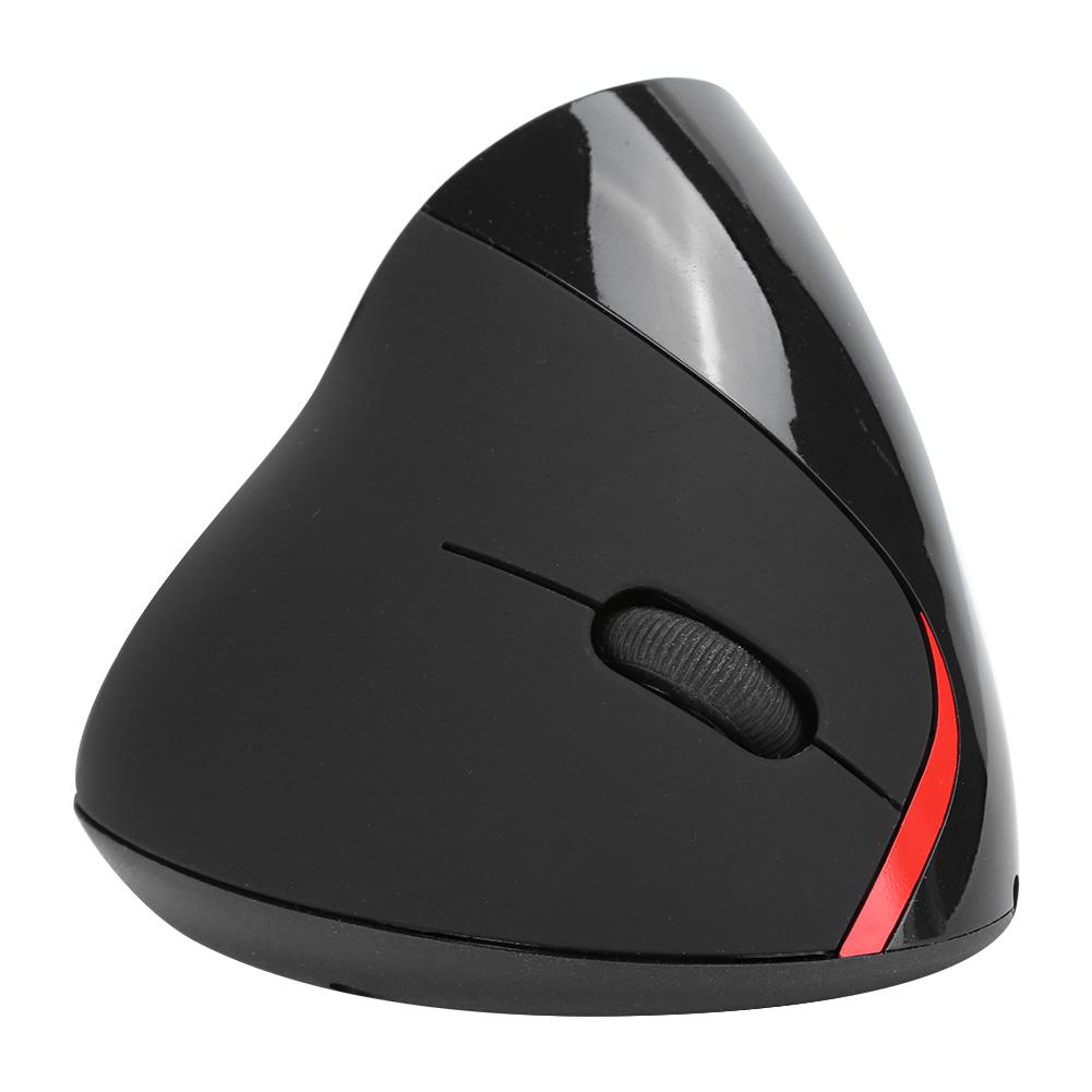 Vertical Mouse Black Wireless Office Gaming Rechargeable Computer Accessories HH‑111