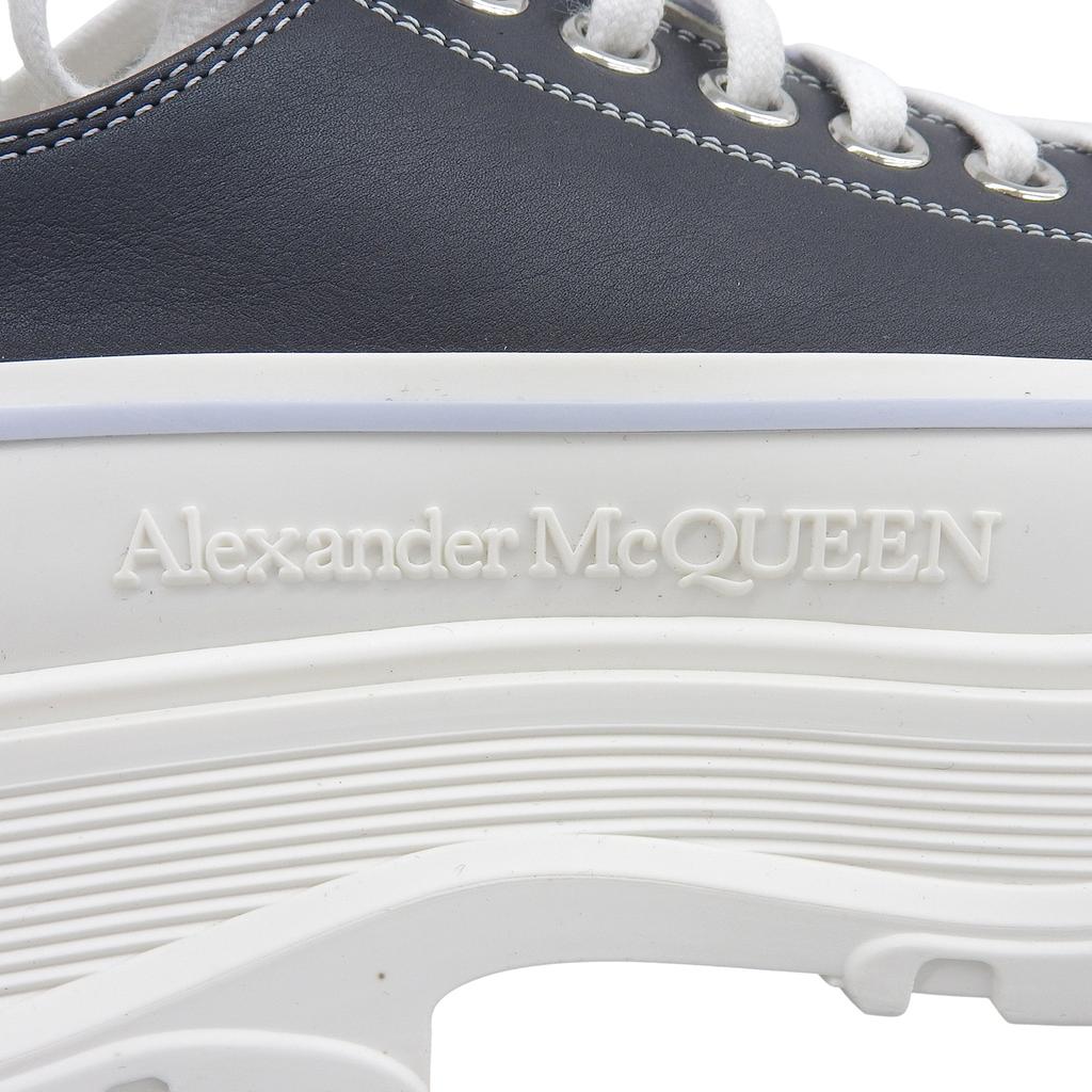 Mükemmel Alexander McQueen spor ayakkabıları TREAD SLICK beyaz deri erkek 41 705662 Kullanılmış