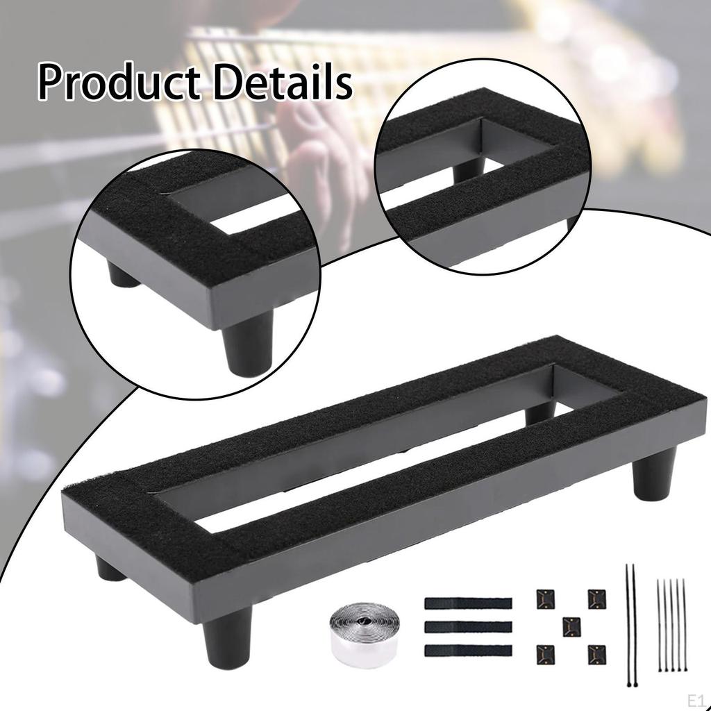 Guitar Effect Pedal Board Effects Bracket for Stage Performance Home Concert 35cmx14cm