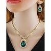 Brand: Shining Diva Fashion Shining Diva Fashion Latest Stylish Design Fancy Crystal Necklace Jewellery Set