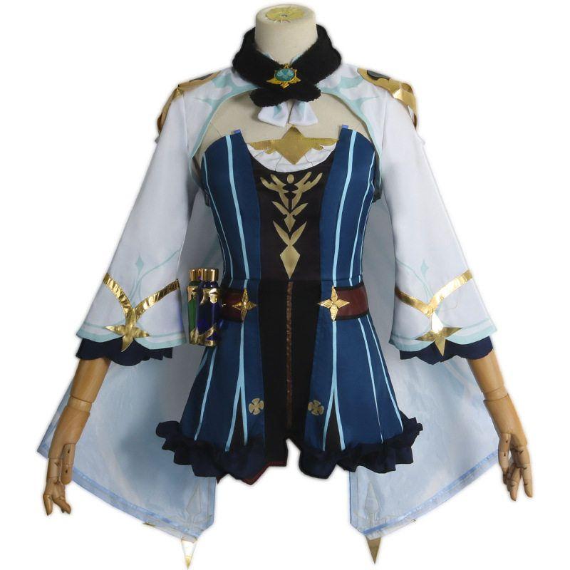 Genshin Impact Sucrose Cosplay Costume Westwind Knights Alchemist Harmless Sweetness Female Cosplay Outfit