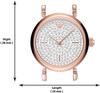 Emporio Armani AR11266 Officially Pink Gold Women's Watch, Imported,