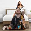 Ed Sheeran Tour Flannel Blanket  Soft Warm Throw Blanket for Couch Bed Picnic Print Bedspread Sofa Bed Cover