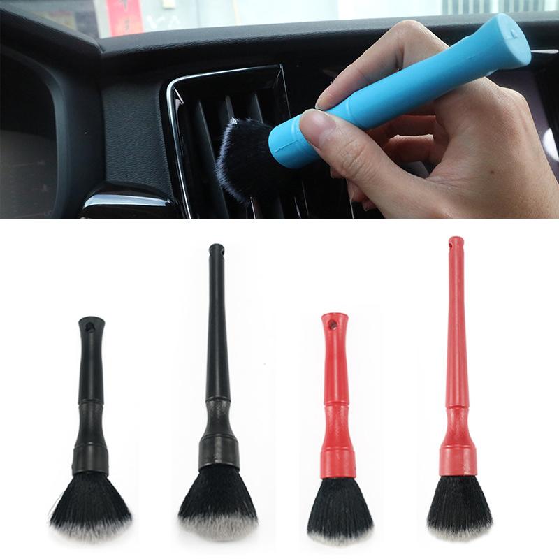 Car Detailing Brush Soft Bristle Brush Auto Wash Accessories Gap Cleaning Tools Vehicle Interior Air Conditioner Supplies