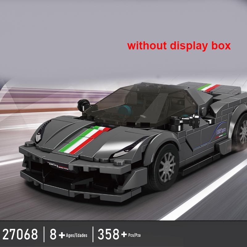 Technical Car City Speed  Sports Car Building Blocks Carro Rennau Voiture Vehicle MOC Educational Construction Toy