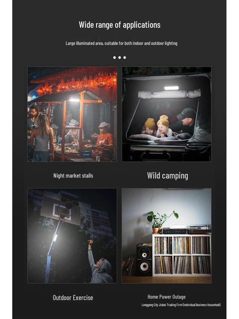 Super Bright Magnetic LED Emergency Light for Power Outages, Outdoor Use, and Night Markets