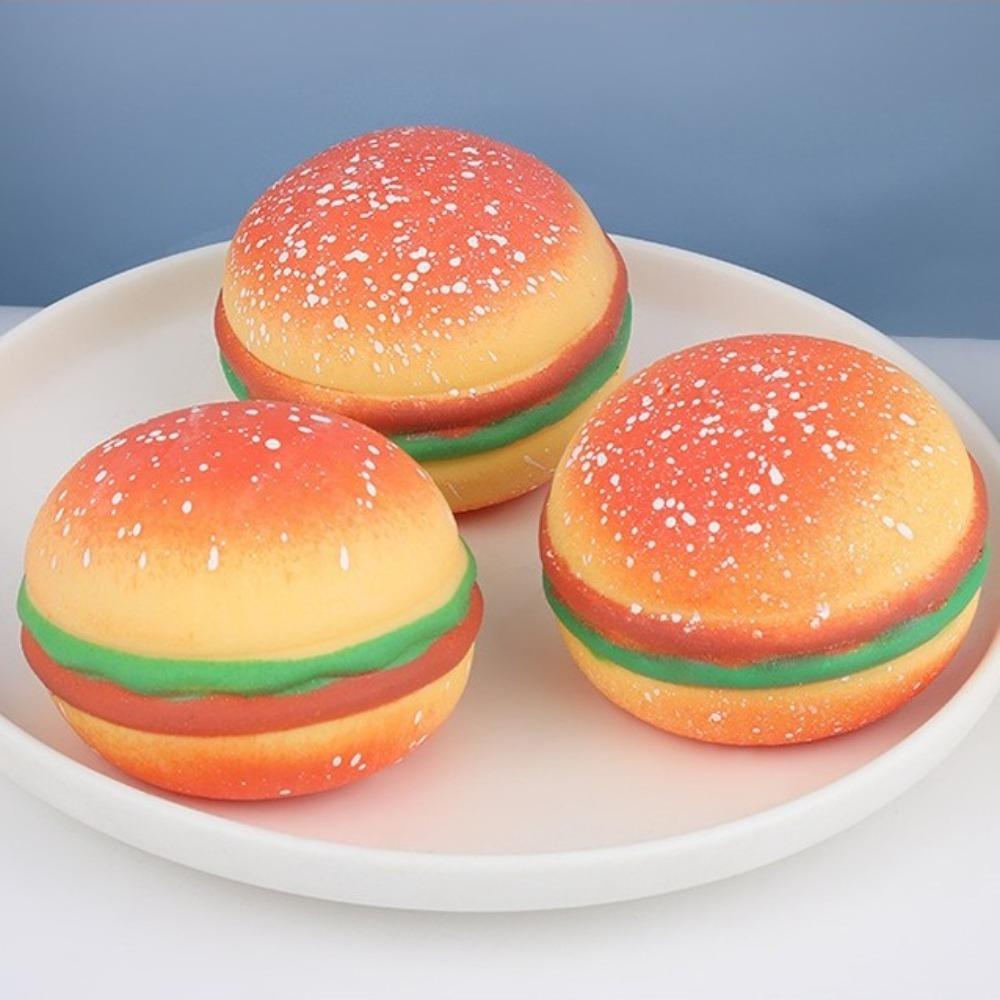 Anti-Anxiety Squeeze Foam Fidget Toys Cute Simulated Food Toys  for Office & Home