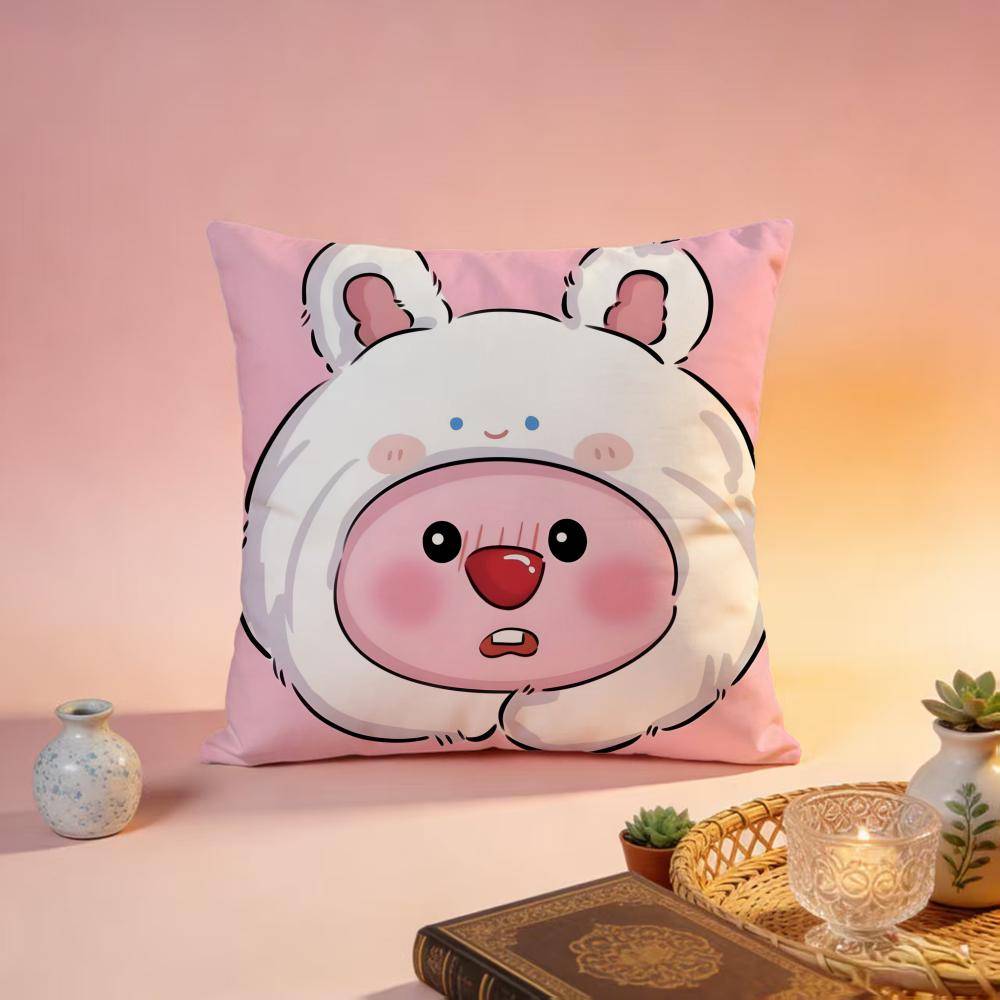 Trending LLoopyable Cushion Cover Premium SkinFriendly Pillow Case MultiPurpose for Home Office Travel