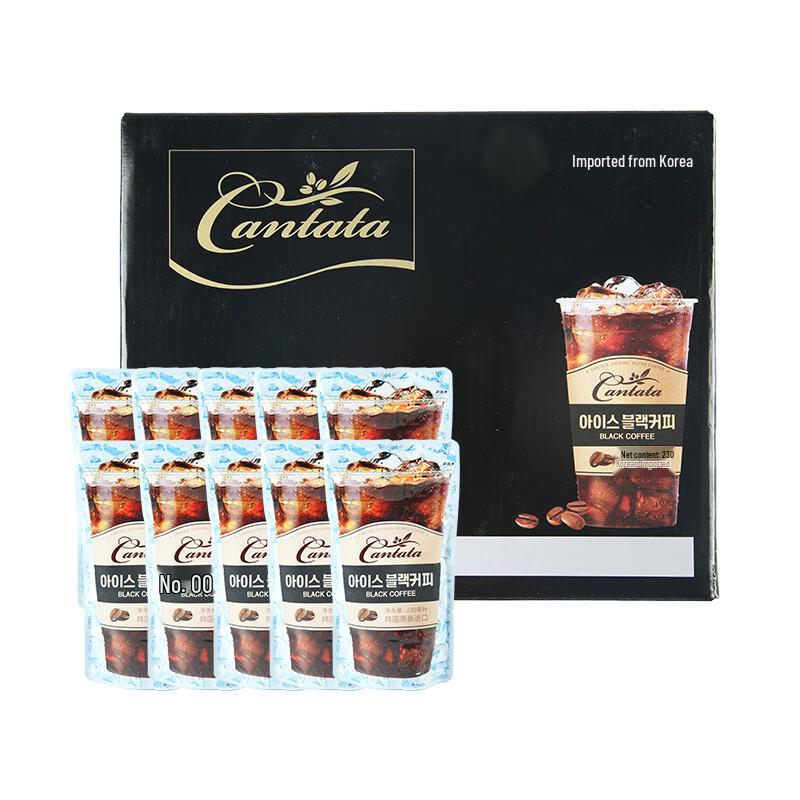 Lotte Cantata Korean Black Americano Coffee