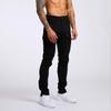 Slim Fit Black High-Waist Men's Denim Trousers