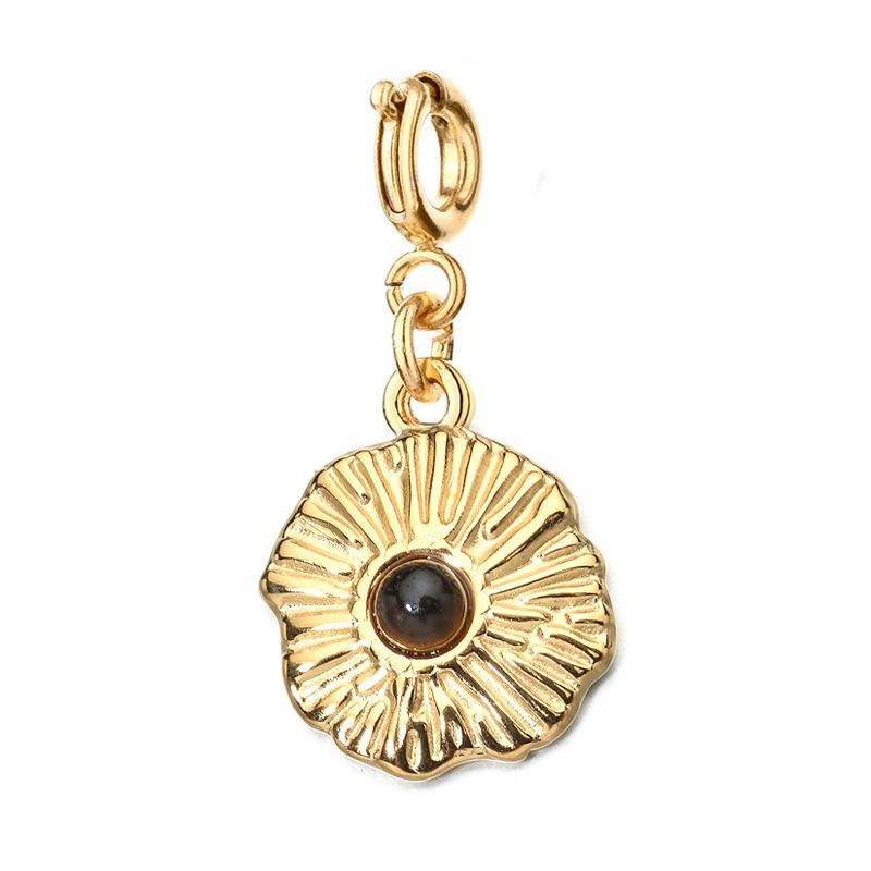 European-American Trendy DIY Temperament Pendant: Stylish Stainless Steel Collarbone Chain
