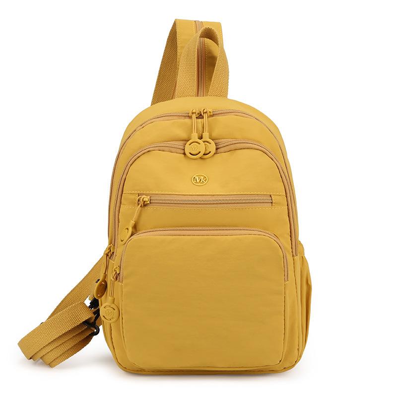 Schoolbag new backpack for women, casual fashionable versatile lightweight nylon for travel