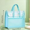 Large Capacity Horizontal Flip-Top PP Twill Binder Document Organizer  Stationery