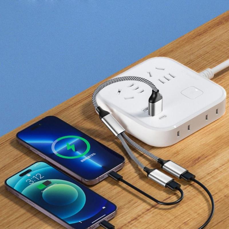 USB C Male to 2/3 USB C Female Splitter Cord Converters Multiple Hubs USB C Port Hub Charger Power Split Adapter 11.81in