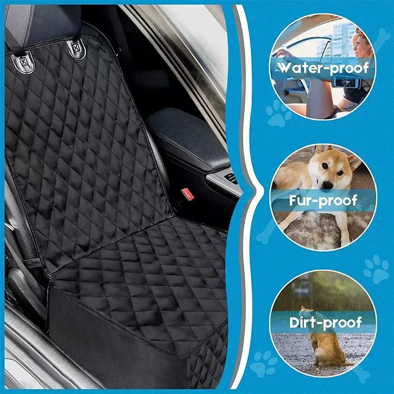 Car Dog Mat Anti Slip Dirt Proof Waterproof Car Pet Front Seat Cushion Pet Car Protection Mat Outdoor Travel Dog Mat Accessories