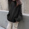 Pull doux en maille à col haut pour femme, Collection Automne/Hiver 2026, Style Européen & Américain, Coupe ample Couche de base.