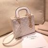 Geantă de umăr cu diamante strălucitoare pentru femei, geantă pentru fete, geantă de tip crossbody, geantă de mașină, cusut artizanat, pandantiv, decorare, material plutoniu