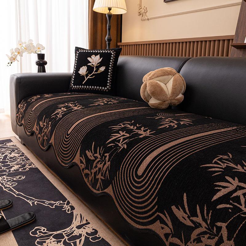 

Retro Special-Shaped Sofa Cushion Is Universal In All Seasons New High-End Non-Slip Straight Row Irregular Seat Cushion Cover Cloth 90*90cm