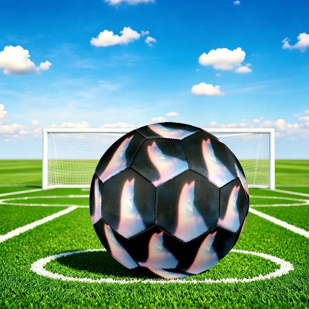 1 Stück Fuchs Größe 5 Fußball Professioneller Spiel-Trainingsfußball Indoor- & Outdoor-Sportball Leicht Langlebig c6559