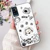 Für ZTE Blade A51 Hülle Für ZTE Blade A71 Case A7030 Luxus Schmetterling Liebe Süße Katze Cool Hübsch Löwe Bemalt Schwarzes Silikon