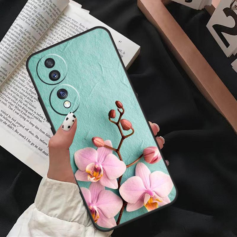 Orchid Flowers Colorful For Honor Magic 8 Pro 6 5 7 Lite Case For Honor 200 400 50 70 90 X8b X9a X9b X9c X9d Win RT