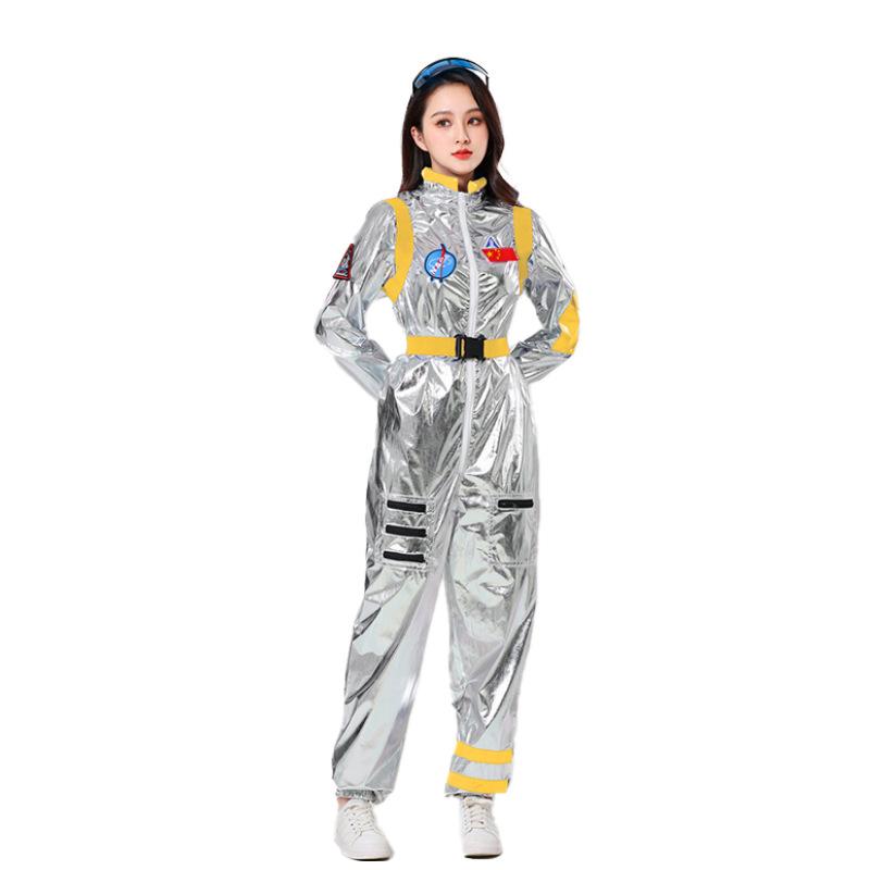 Halloween space costumes men and women couple uniforms children astronaut stage attire