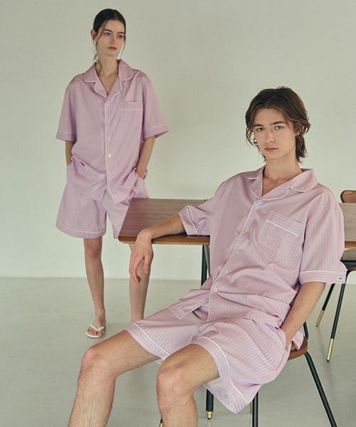 [CEID] [Unisex] Klassisk Söt Muse Kortärmad Pyjamasuppsättning [Skickas från Korea] 100% Äkta
