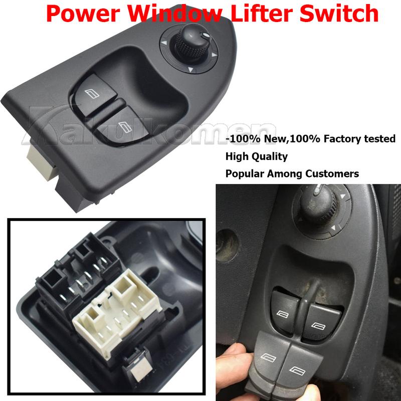 735315619 Master Window Switch 6554T3 735335418 For 2002 2003 2004-2006 Fiat Ducato II FL Peugeot Boxer Citroen Jumper Et FL