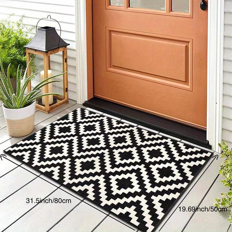 Household Dust-proof and Non-slip Crystal Velvet Floor Mat